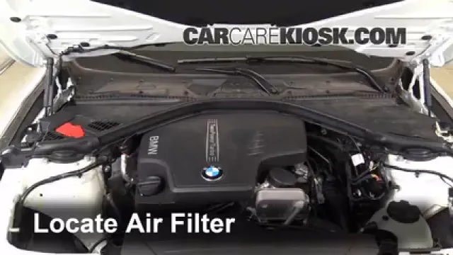 2014 BMW 320i 2.0L 4 Cyl. Turbo Air Filter (Engine) Replace
